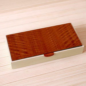 Box with Figured Makore Lid