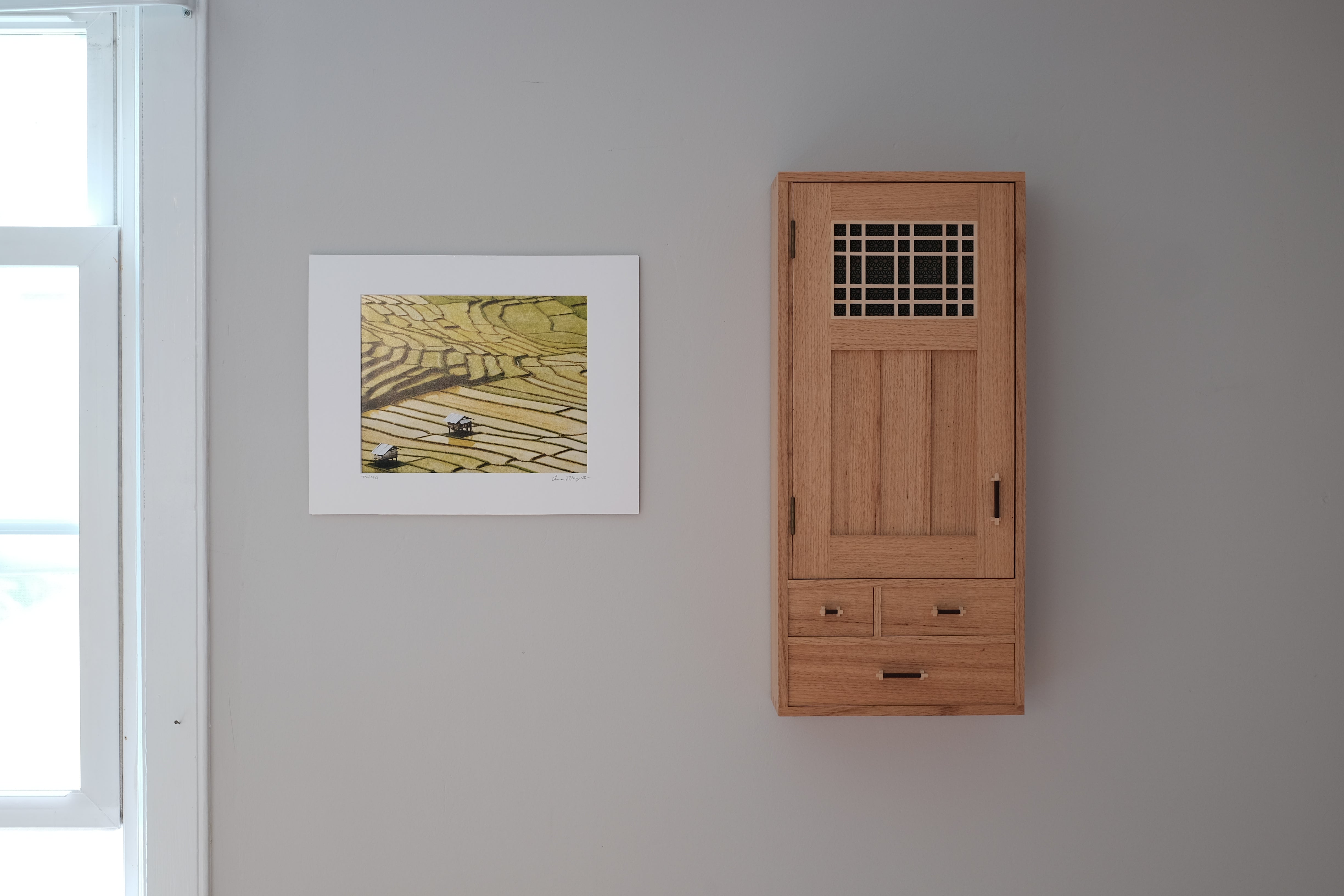 Japanese Cabinet Door Using Kumiko 